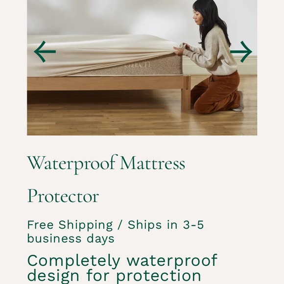 Birch Living Queen Mattress Protector - Picture 2 of 4